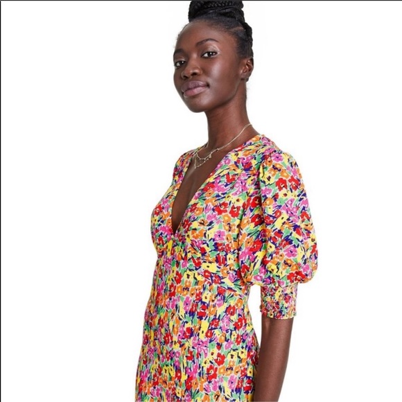 NWT Target x RIXO - Floral Puff Sleeve Dress - Picture 3 of 3